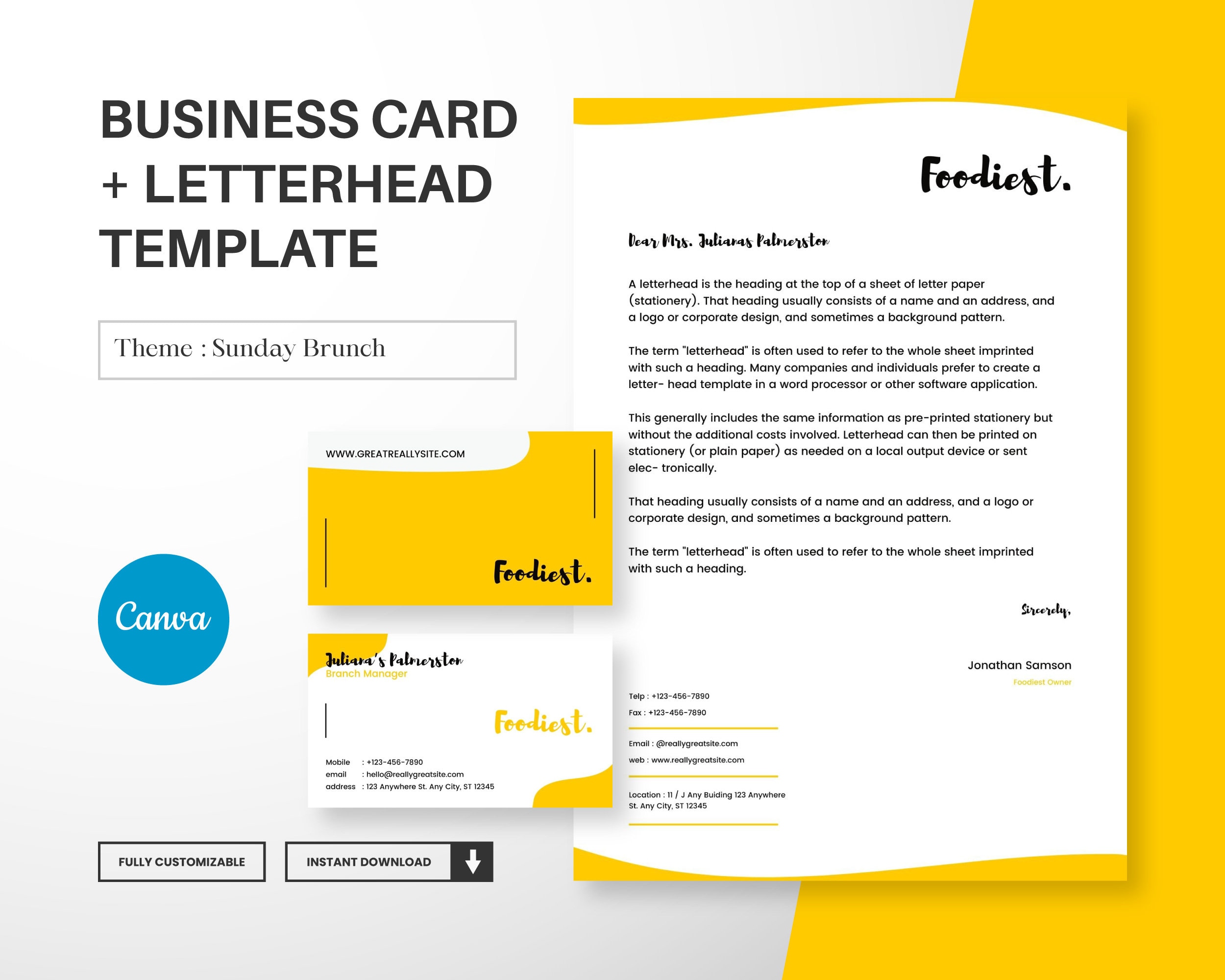 Logo, Business Card, Letterhead