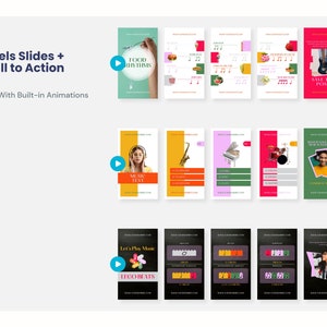 Colorful Instagram Event Promo Reels Templates, Instagram Template for ...