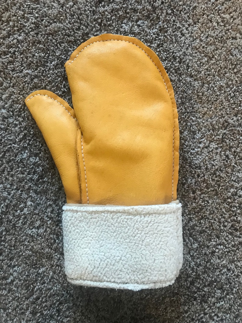 Moose hide chopper mitts Etsy