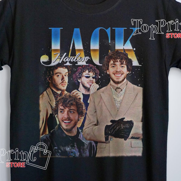 JACK HARLOW shirt  Jack Harlow Homage Sweater  Jackman Thomas Harlow Vintage 90s Bootleg Merch  Jack Harlow American Rapper Fan Gift