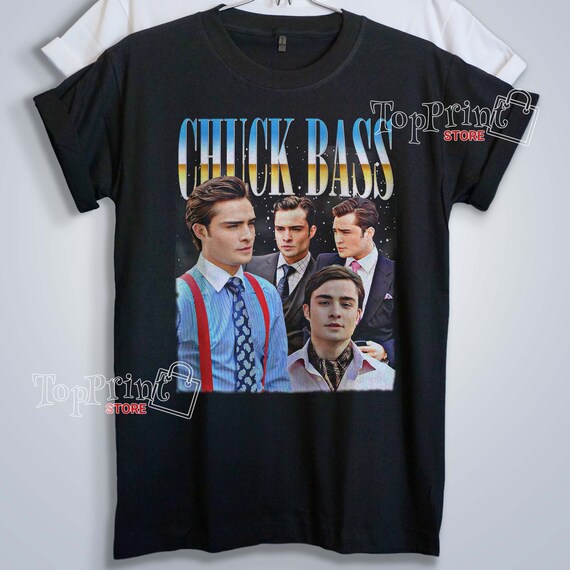 CHUCK BASS Shirt Vintage Chuck Bass Shirt 90s Chuck Bass Gossip Girl Shirt Chuck Gossip Girl Funny Merch Ed Westwick Fans Gift Etsy