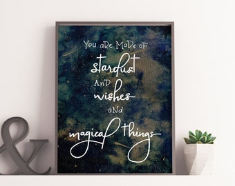 16"x20" Space-Themed Nursery Poster [Digital Download]