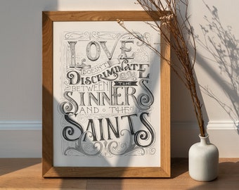 8x10 "Wait for It" Lyrics [Digital Download]