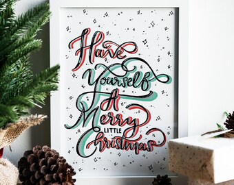 8x10 Merry Little Christmas Print [Digital Download]