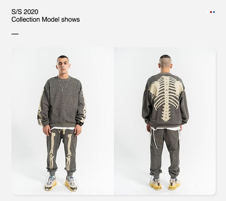 mnml skeleton sweatpants