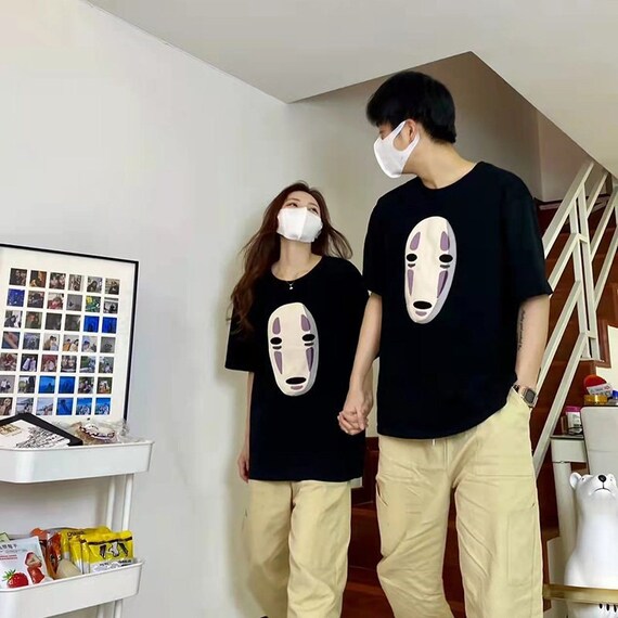 Spirited Away No Face Kaonashi Black White T-shirt - Ghibli Merch Store -  Official Studio Ghibli Merchandise