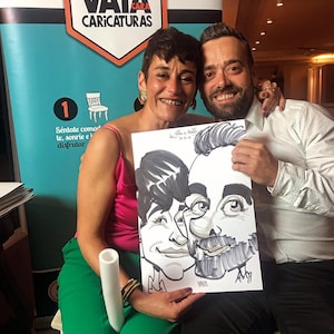 Bomboniere per gli ospiti // Regalo di nozze // Regalo personalizzato // Caricature da foto // Caricature per gli ospiti // Caricature di vite