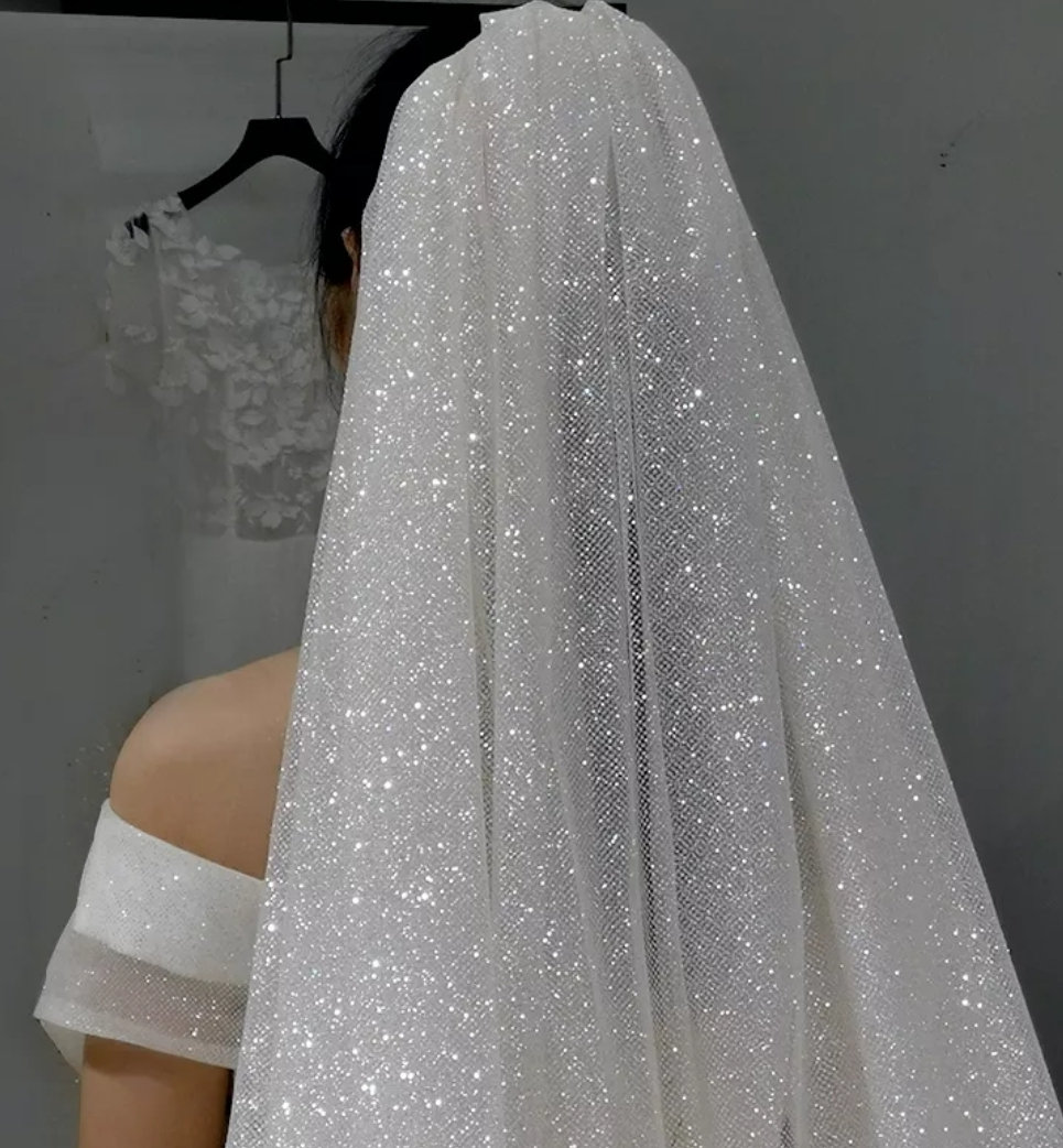 Sparkly veil deals