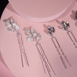 Bridal hair accessories bridesmaids hair pin wedding hair pins hair accessories bridal silver wedding hair accessories silver hair pin