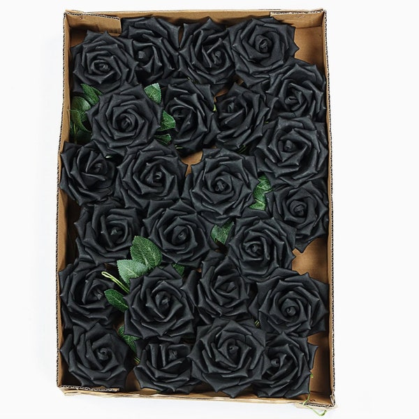 Artificial Black Flower Etsy