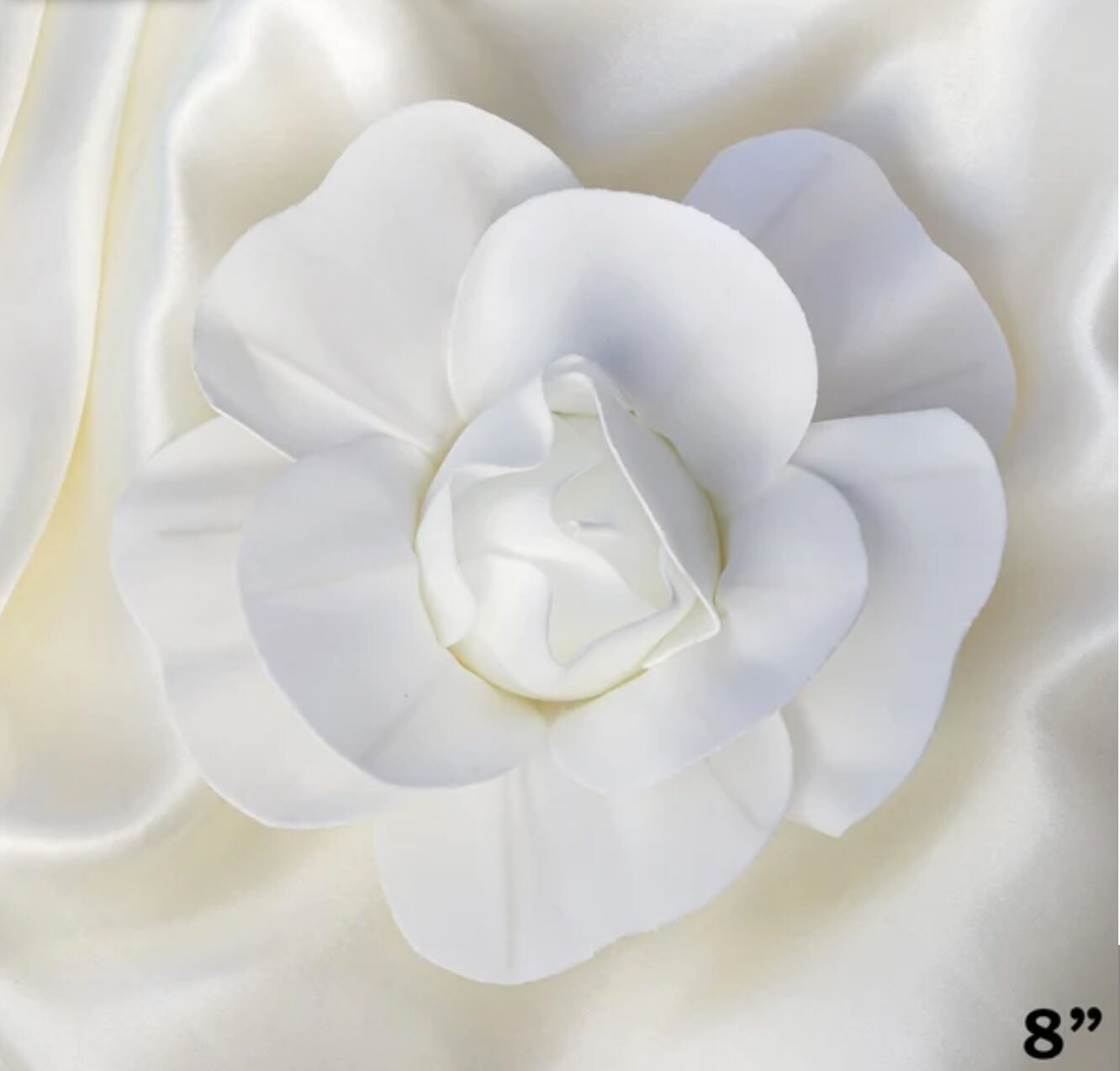 Faux Soft Craft Foam Roses for DIY Art Projects 8 Large Etsy