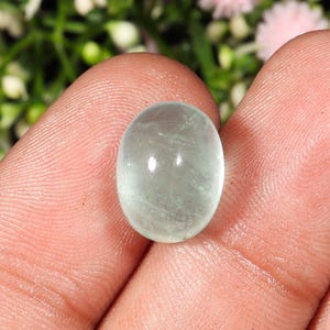 Superb Top Quality Natural Aquamarine Cabochon Oval Shape Loose Gemstone For Making Jewelry 8.30 Ct 13X10X8 MM B-162