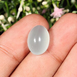 Beautiful Top Quality Natural Aquamarine Oval Shape Cabochon Loose Gemstone For Making Jewelry 8.85 Ct 15X11X8 MM B-149