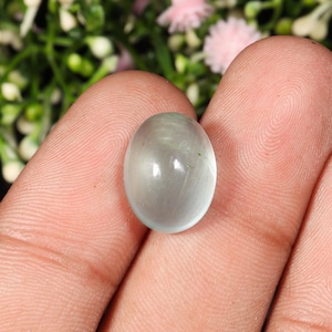 Immaculate Top Quality Natural Aquamarine Oval Shape Cabochon Loose Gemstone For Making Jewelry 8.00 Ct 14X11X7 MM B-158