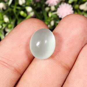 Dazzling Top Quality Natural Aquamarine Oval Shape Cabochon Loose Gemstone For Making Jewelry 9.85 Ct 14X11X8 MM B-151