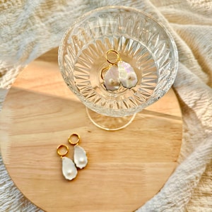 Oyster Earrings | Shell Earrings | Pearl Earrings | Coastal Earrings