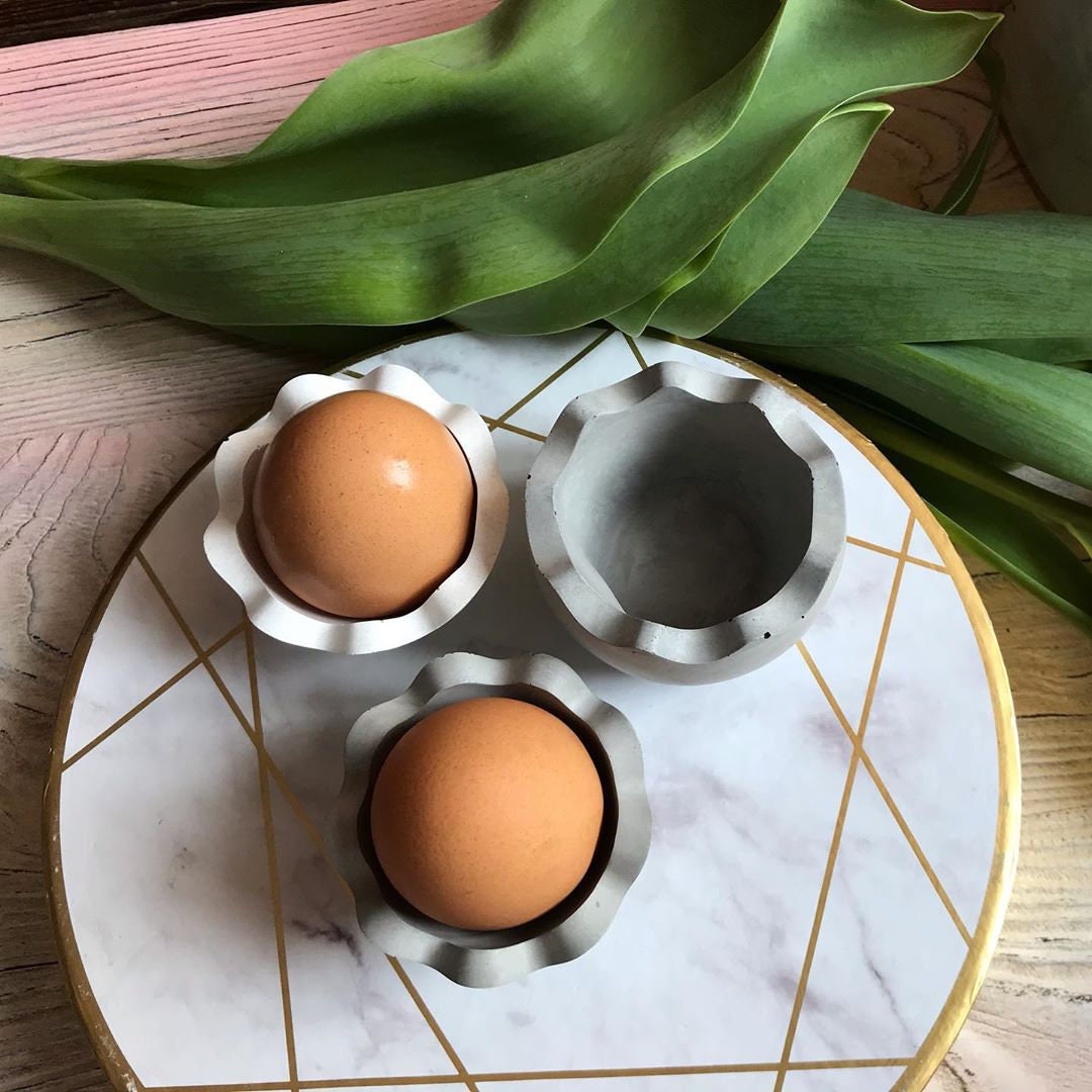 Concrete Eggshell Molds Resin Mold for Jewelry Box Making DIY Etsy