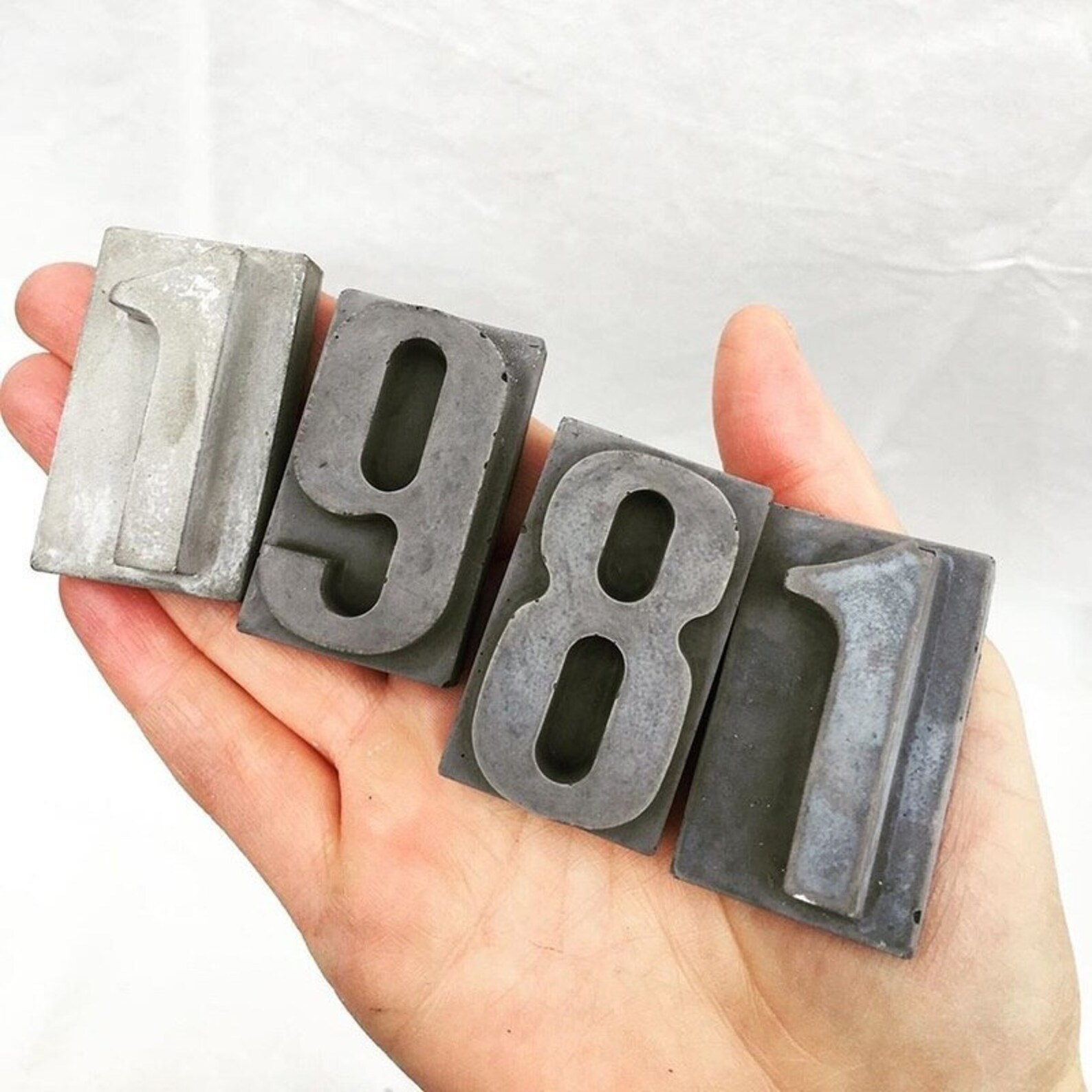 Molds for Concrete Letters Cement Numbers Molds Alphabet Molds Etsy