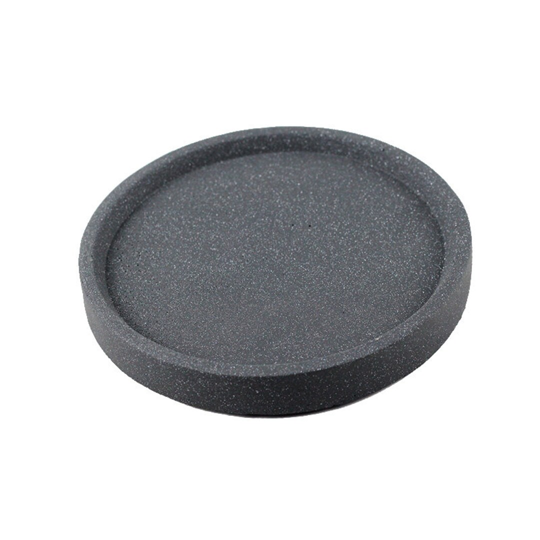 Silicone Mold for Concrete Plate Round Handmade Cement Tray Etsy