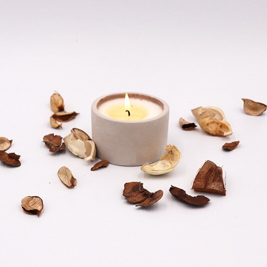 Cement Candle Jar Molds Concrete Molds For Candle Container Etsy