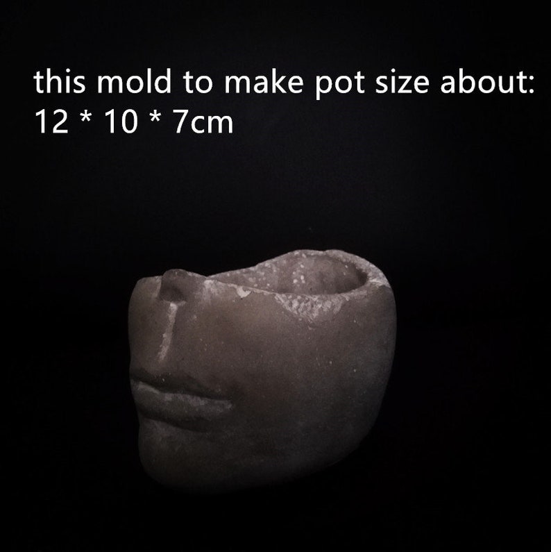 Concrete Desktop Decoration Pot Molds Creative Plaster Vase Pen Holder Cement Mould Flowerpot Cactus Plant Silicone Planter Mold
