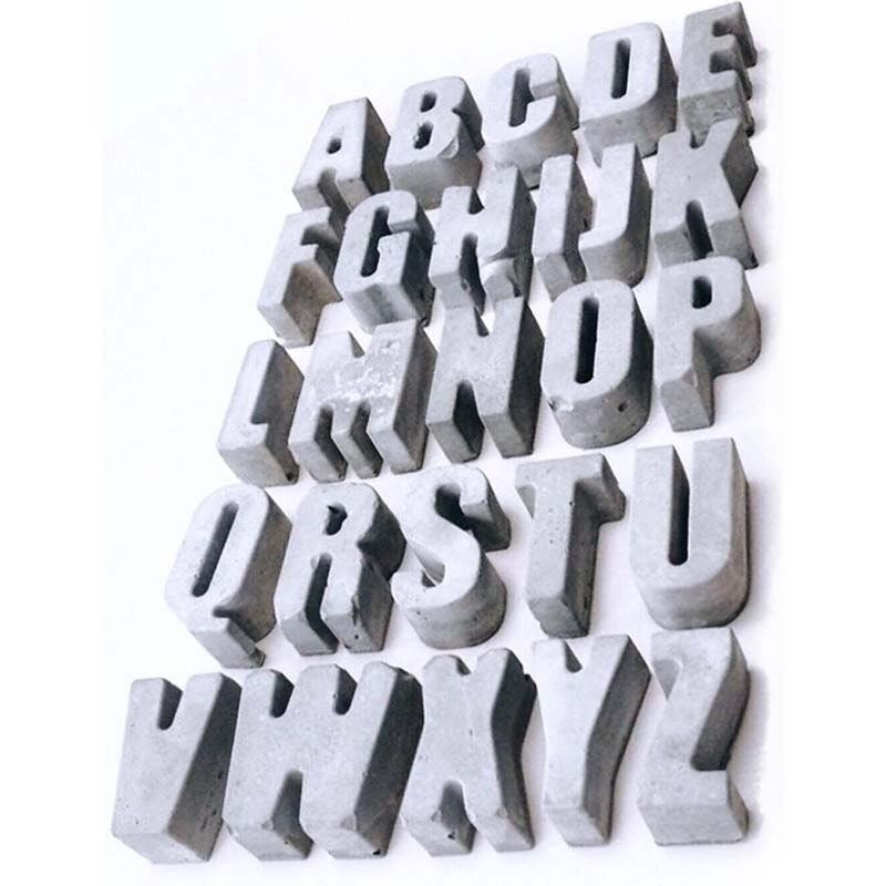 Molds for Concrete Letters Cement Numbers Molds Alphabet Molds Etsy
