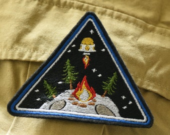 Outer Wilds geïnspireerd geborduurde patch