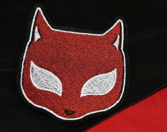 Persona 5 Inspired Panther Mask Embroidered Patch