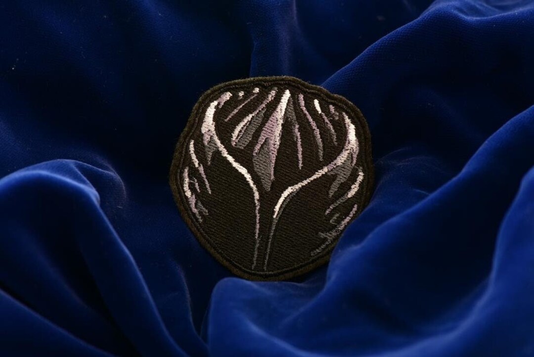 Hollow knight sharp shadow charm embroidered patch etsy