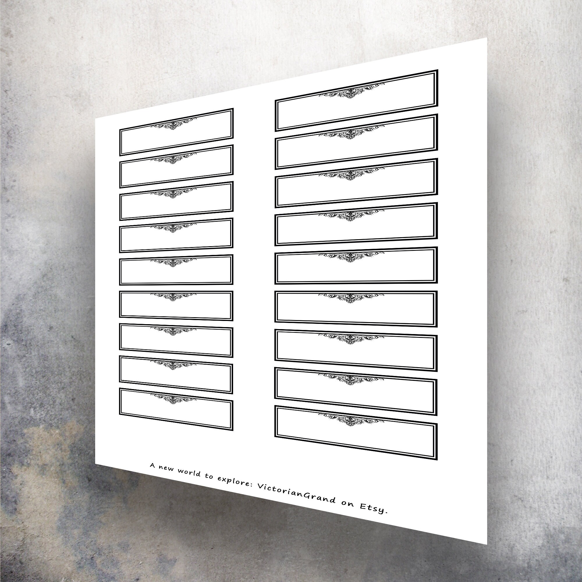 18 Test tube white labels blank laboratory specimen labels Etsy