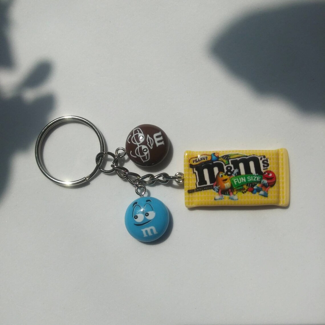M&m's Chocolate Candies Keychain Cute Kawaii Keychain Etsy