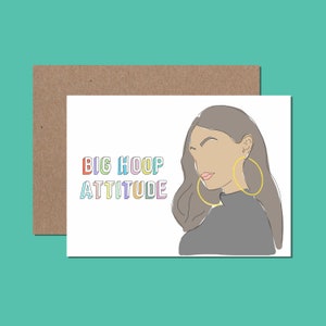 Liebes-/Freundschaftskarte - Big Hoop Attitude