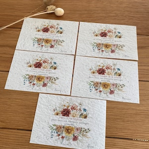 Carte à planter Merci Maître - Maîtresse - Atsem - Nounou - Crèche - Carte à pousser - Enfant - Papeterie - Cadeau de fin d'année - Ecologie