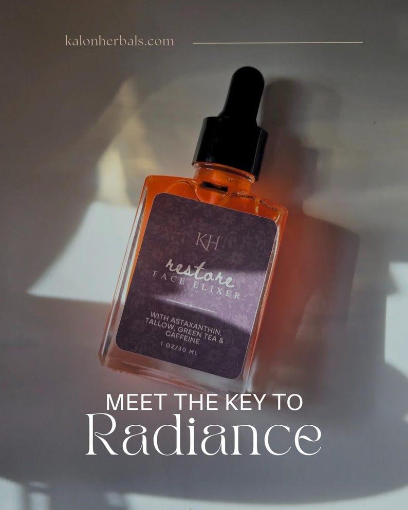 Restore Serum with Caffeine, Astaxanthin, Green Tea, Rose Petals bild 3
