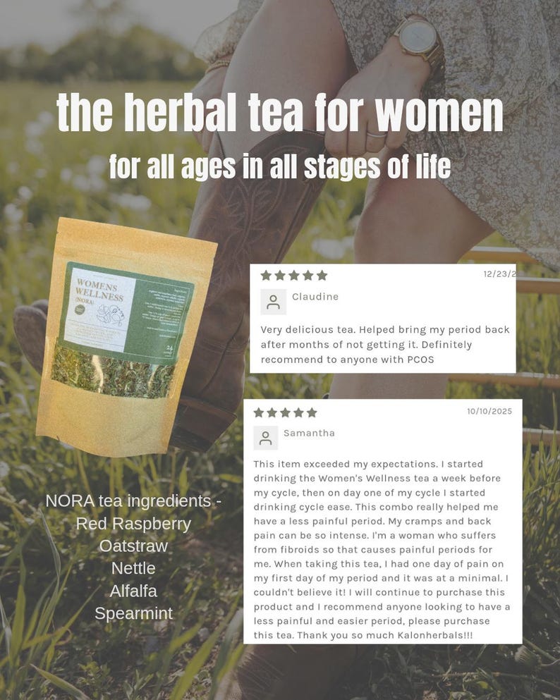 Organic Women's Wellness Tea, Hormone Balance Blend image 2