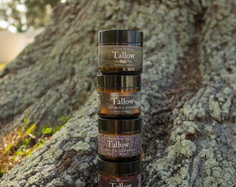 Whipped Grass Fed Tallow Balm | Herbal Infusion, Homemade Skincare