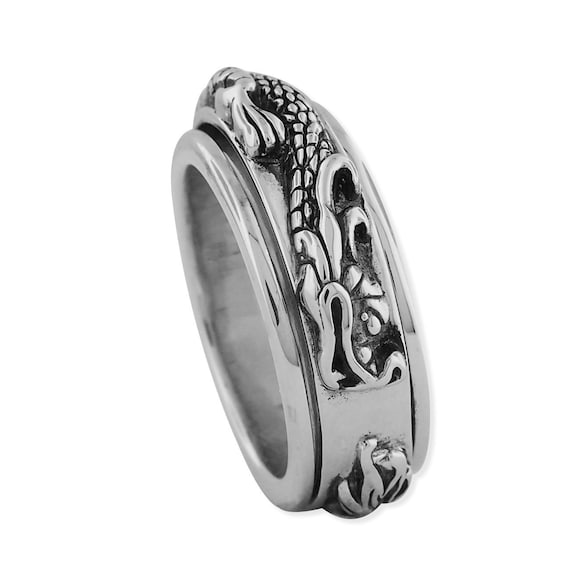 Sterling Spinner Rings - Sizes 8-14 Sterling Spinner Rings - Sizes 8-14