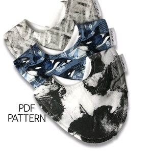 EASY Beginners Baby Bib and Burp Cloth Pattern | DIY Tutorial | How to | Newborn Sewing | Toddler | Instructions | PDF | Baby Shower Gift