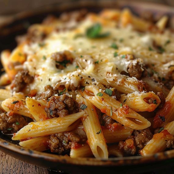 Penne Cheesy Mostaccioli Downloadable Cheesy Penne With