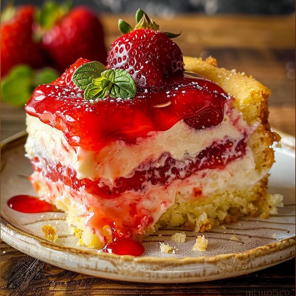 strawberry cake　1113 Strawberry Earthquake Cake Recipe – Moist Layered Dessert