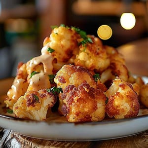 Crispy Roasted Cauliflower Recipe – Printable Healthy Side Dish Download