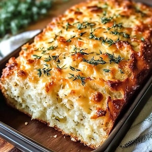 Receta de pan rápido con queso y hierbas: sabroso y fácil (descarga inmediata)