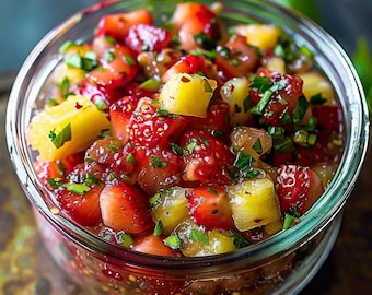 Strawberry Pineapple Salsa Recipe – Sweet Zesty Summer Dip