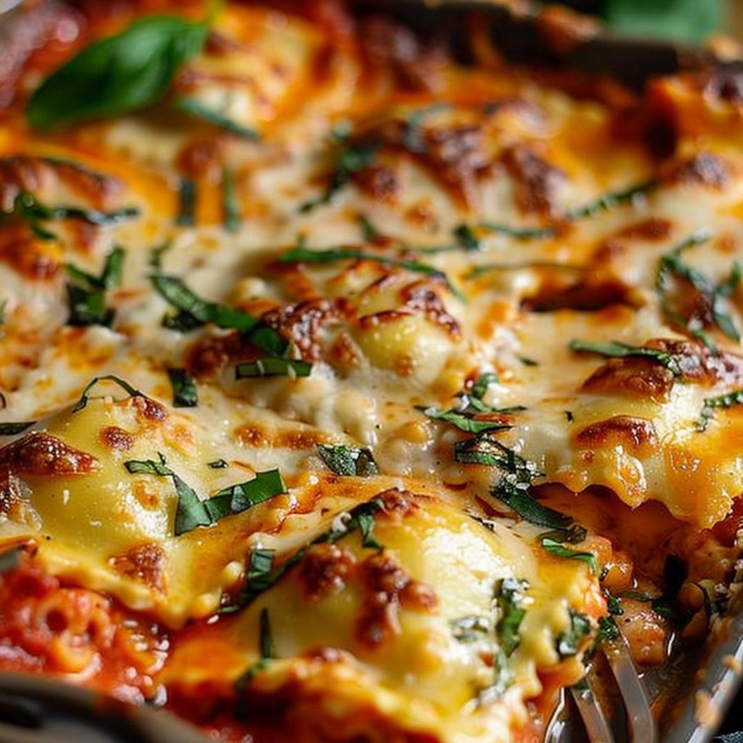 Cheesy Ravioli Bake | Downloadable Recipe - Etsy