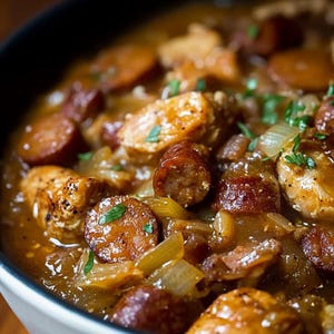 Nedladdningsbart recept på Cajun-kyckling och korvgumbo – Nedladdningsbart Southern Comfort