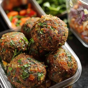 Receita de almôndegas vegetarianas veganas