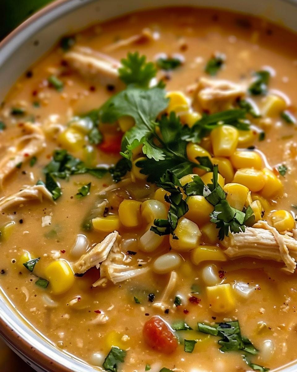 Mexican Street Corn White Chicken Chili – Downloadable Creamy & Zesty Fusion Soup Recip