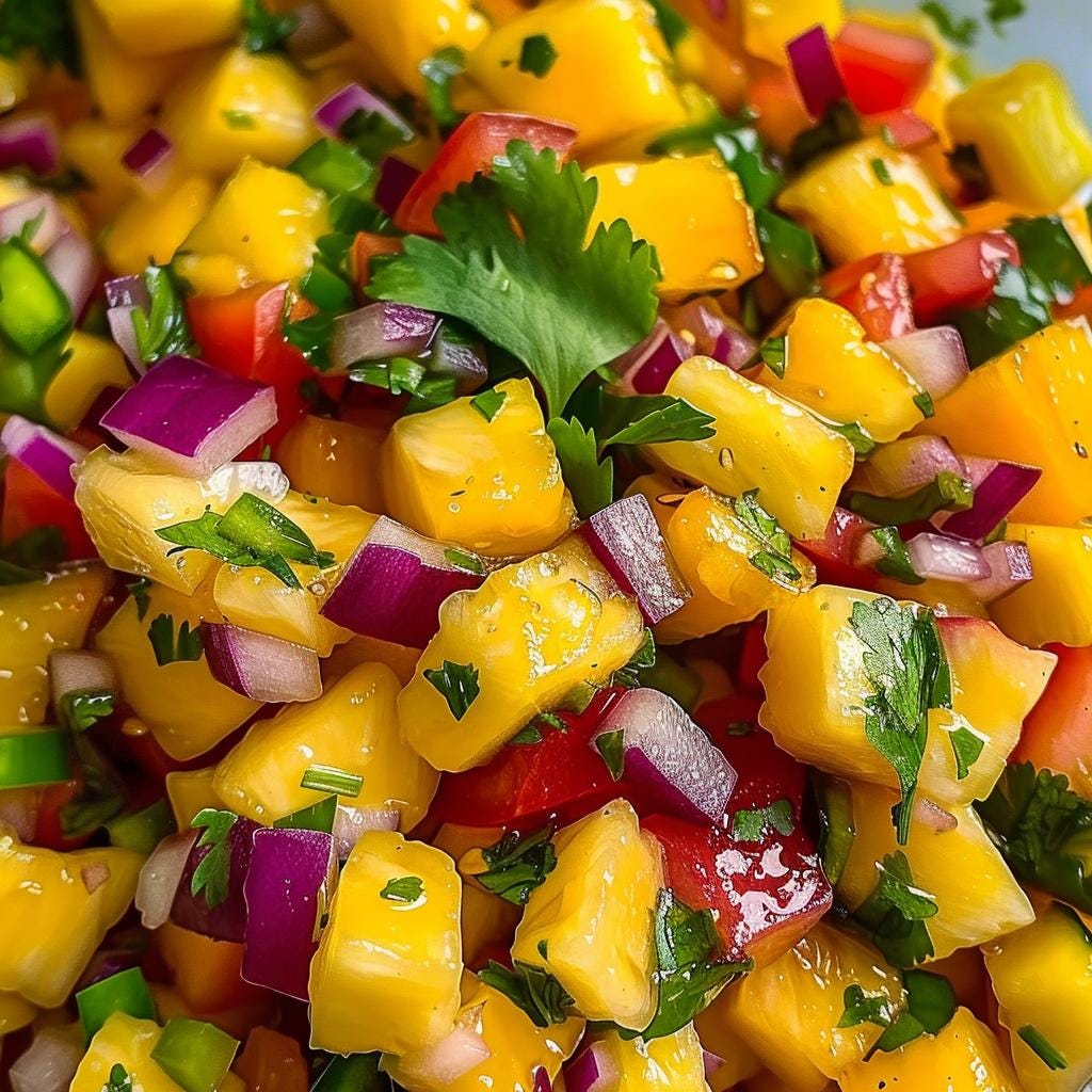 Pineapple Mango Salsa – Downloadable Fresh & Zesty Tropical Salsa Recipe