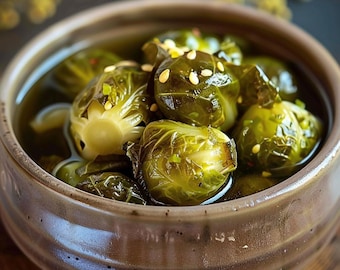 Inlagda grodbollar (inlagda brysselkål) – Nedladdningsbart recept