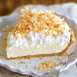 Recette de tarte à la crème de noix de coco, facile et délicieuse, sans cuisson – Téléchargement instantané